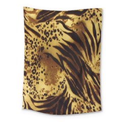 Stripes Tiger Pattern Safari Animal Print Medium Tapestry