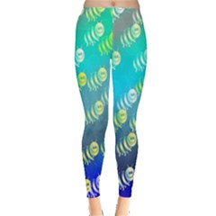 Animal Nature Cartoon Wild Wildlife Wild Life Leggings  by Amaryn4rt