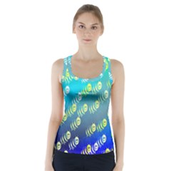 Animal Nature Cartoon Wild Wildlife Wild Life Racer Back Sports Top by Amaryn4rt