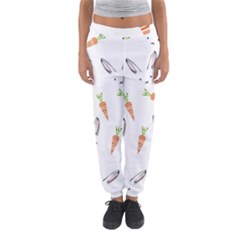 Rabbit Carrot Pattern Weft Step Women s Jogger Sweatpants by Amaryn4rt