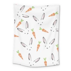 Rabbit Carrot Pattern Weft Step Medium Tapestry