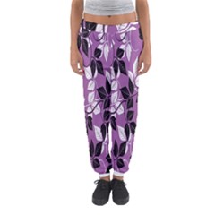 Floral Pattern Background Women s Jogger Sweatpants by Amaryn4rt