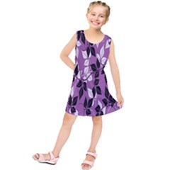 Floral Pattern Background Kids  Tunic Dress