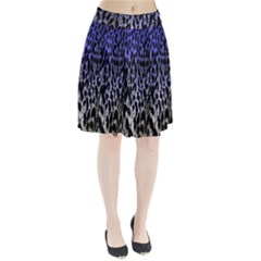 Fabric Animal Motifs Pleated Skirt