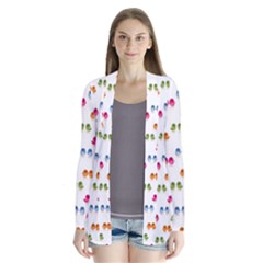 Pattern Birds Cute Design Nature Cardigans