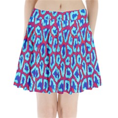 Animal Tissue Pleated Mini Skirt by Amaryn4rt