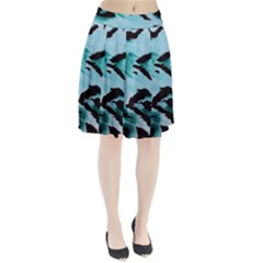 Animal Cruelty Pattern Pleated Skirt by Amaryn4rt