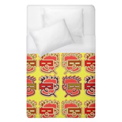 Funny Faces Duvet Cover (single Size)