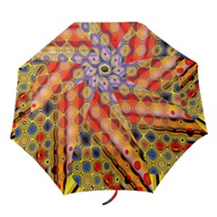 Background Texture Pattern Folding Umbrellas by Amaryn4rt