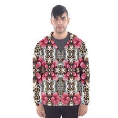 Flowers Fabric Hooded Wind Breaker (men)