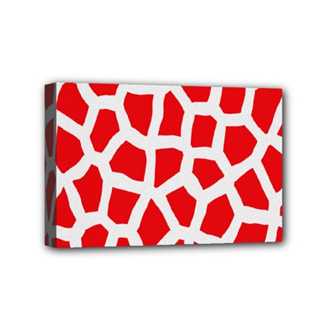 Animal Animalistic Pattern Mini Canvas 6  X 4 