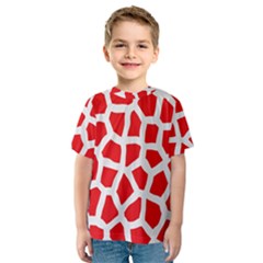 Animal Animalistic Pattern Kids  Sport Mesh Tee