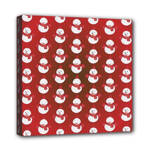 Card Cartoon Christmas Cold Mini Canvas 8  X 8  by Amaryn4rt