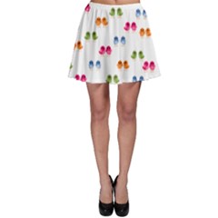 Pattern Birds Cute Design Nature Skater Skirt by Amaryn4rt