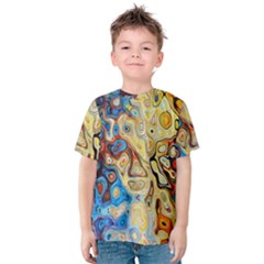 Background Structure Absstrakt Color Texture Kids  Cotton Tee