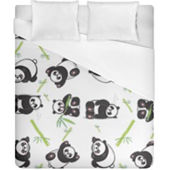 Panda Tile Cute Pattern Duvet Cover (california King Size)