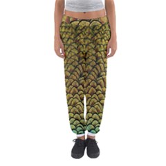 Colorful Iridescent Feather Bird Color Peacock Women s Jogger Sweatpants by Amaryn4rt