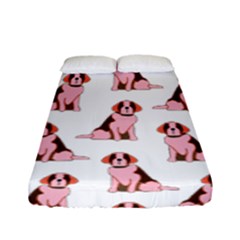 Dog Animal Pattern Fitted Sheet (full/ Double Size)