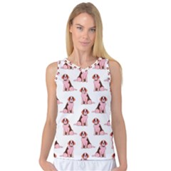 Dog Animal Pattern Women s Basketball Tank Top by Amaryn4rt