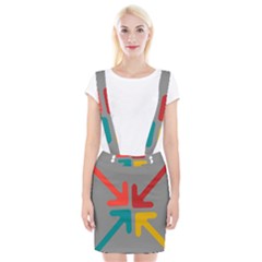 Arrows Center Inside Middle Suspender Skirt