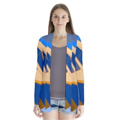 Abstract Background Pattern Cardigans