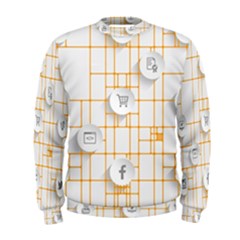 Icon Media Social Network Men s Sweatshirt by Amaryn4rt