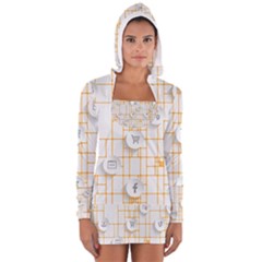 Icon Media Social Network Women s Long Sleeve Hooded T-shirt by Amaryn4rt