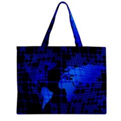 Network Networking Europe Asia Zipper Mini Tote Bag by Amaryn4rt