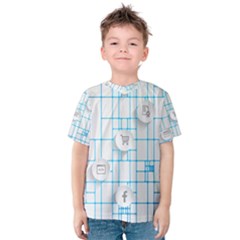 Icon Media Social Network Kids  Cotton Tee