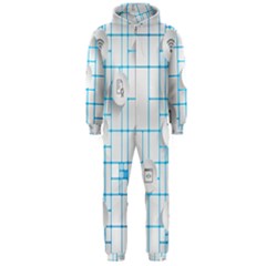 Icon Media Social Network Hooded Jumpsuit (men)  by Amaryn4rt