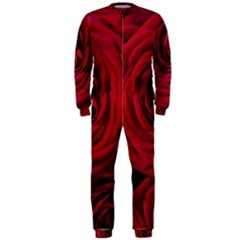 Roses Flowers Red Forest Bloom Onepiece Jumpsuit (men)  by Amaryn4rt