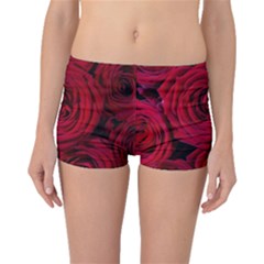 Roses Flowers Red Forest Bloom Boyleg Bikini Bottoms by Amaryn4rt