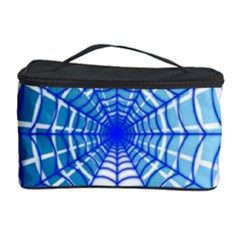 Cobweb Network Points Lines Cosmetic Storage Case by Amaryn4rt