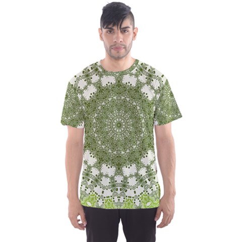 Mandala Center Strength Motivation Men s Sport Mesh Tee by Amaryn4rt