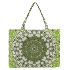 Mandala Center Strength Motivation Medium Zipper Tote Bag by Amaryn4rt