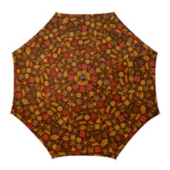 Pattern Background Ethnic Tribal Golf Umbrellas