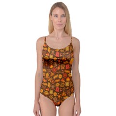 Pattern Background Ethnic Tribal Camisole Leotard 