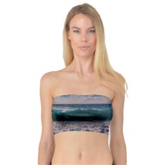 Wave Foam Spray Sea Water Nature Bandeau Top by Amaryn4rt