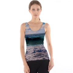 Wave Foam Spray Sea Water Nature Tank Top by Amaryn4rt