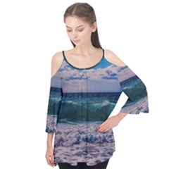 Wave Foam Spray Sea Water Nature Flutter Tees