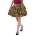 Pattern Background Ethnic Tribal A-Line Pocket Skirt View1