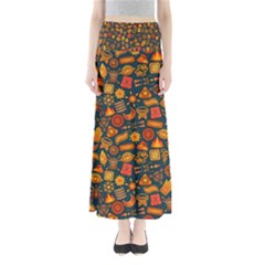 Pattern Background Ethnic Tribal Maxi Skirts