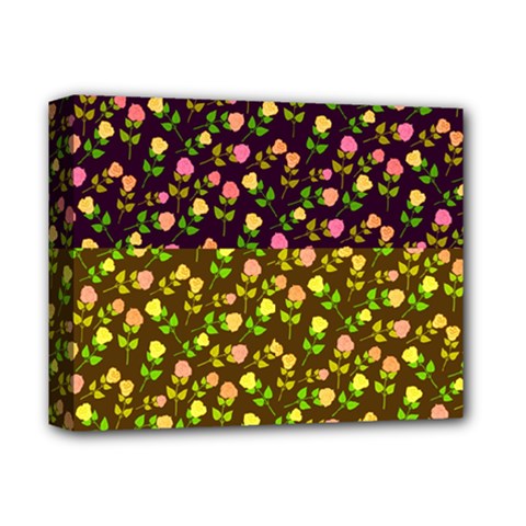 Flowers Roses Floral Flowery Deluxe Canvas 14  X 11  by Amaryn4rt