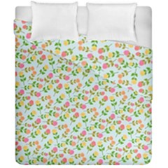 Flowers Roses Floral Flowery Duvet Cover Double Side (california King Size)