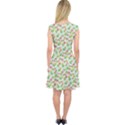 Flowers Roses Floral Flowery Capsleeve Midi Dress View2