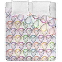 Valentine Hearts 3d Valentine S Day Duvet Cover Double Side (california King Size)