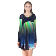 Planets In Space Stars Flare Dress