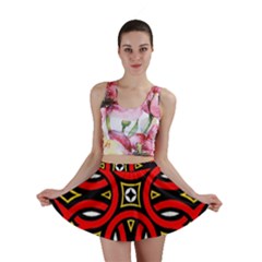 Traditional Art Pattern Mini Skirt