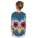 Bird Eyes Abstract Kids  Long Sleeve Tee View2