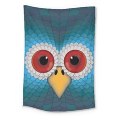 Bird Eyes Abstract Large Tapestry